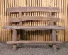  Product image 5 of the product “Bench with footrest made of teak wood about 90cm length ”